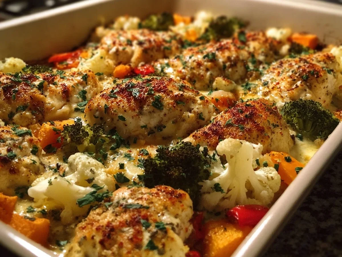 High Protein Chicken Bake for Easy Meal Prep Dinners - Image 1