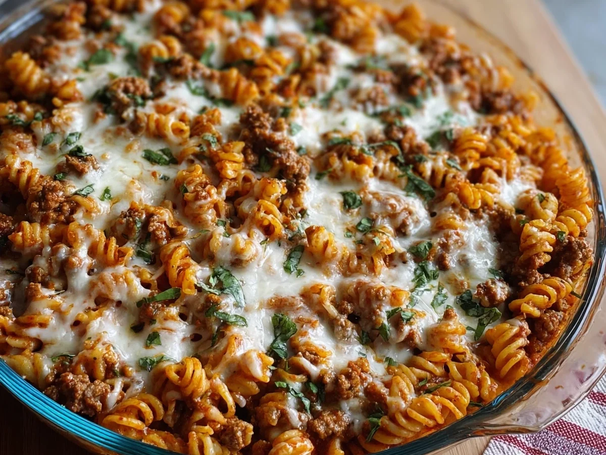 High-Protein Cottage Cheese Pasta Bake with Ground Beef - Image 2