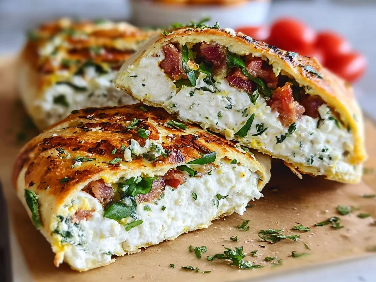 High Protein Cottage Cheese Wraps: Quick & Healthy - Image 1