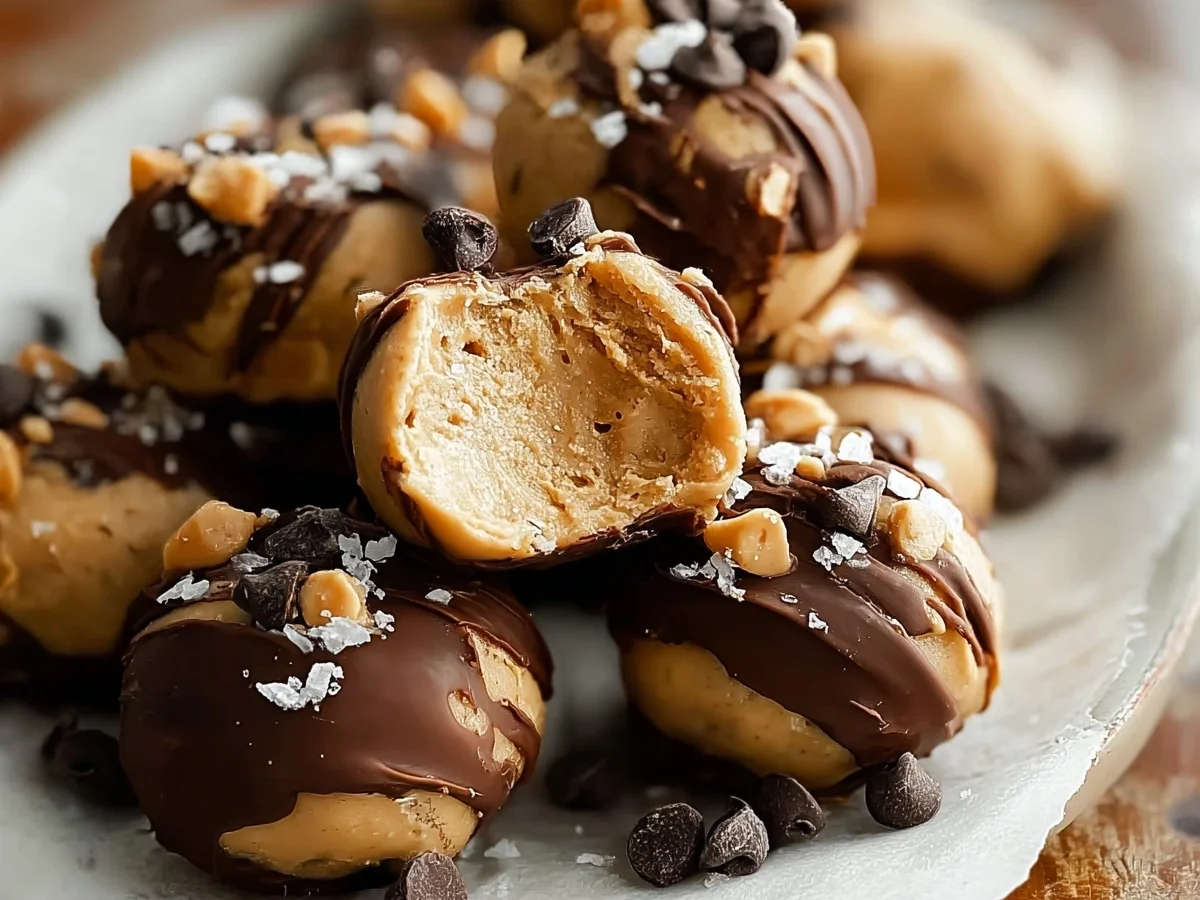 High Protein Frozen Peanut Butter Greek Yogurt Bites - Image 2