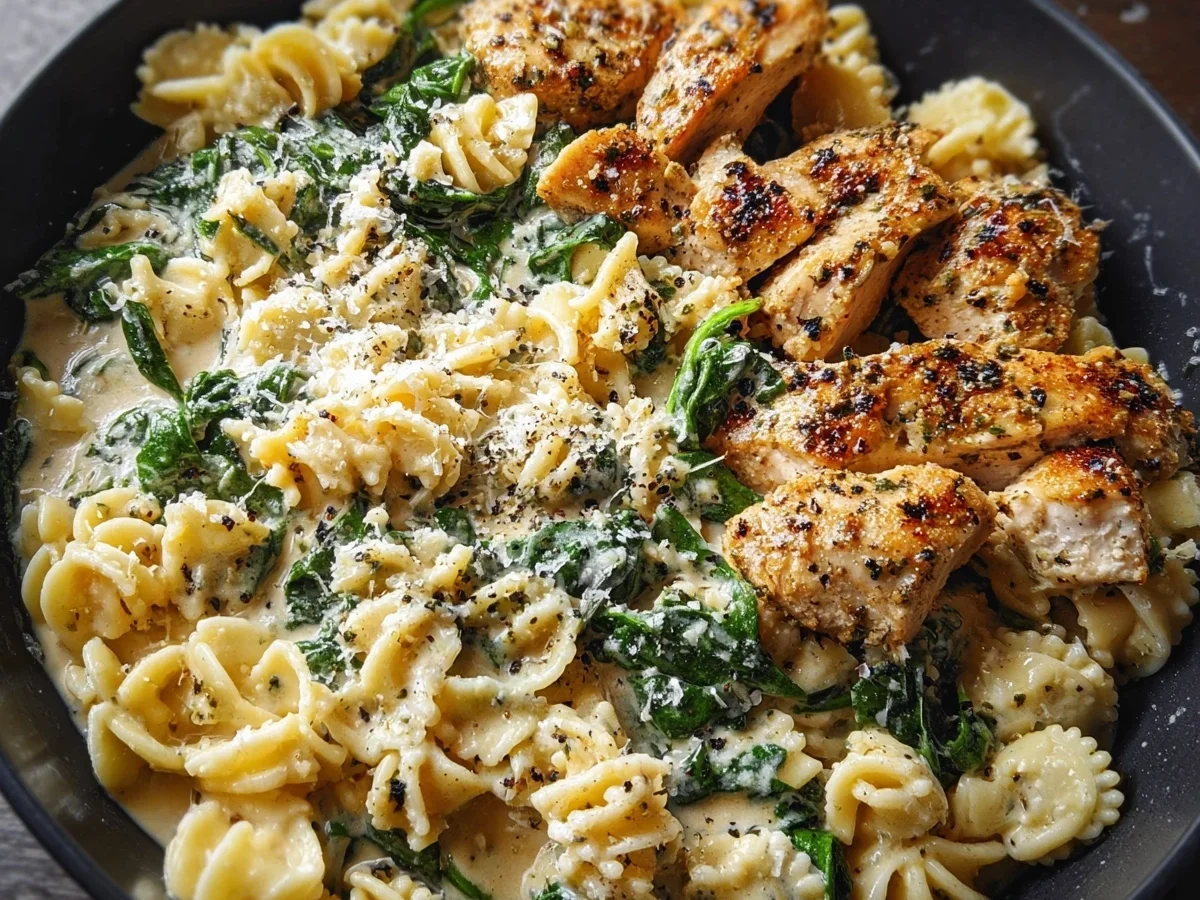 High Protein Garlic Parmesan Pasta Bowls: Quick Meal Prep - Image 1