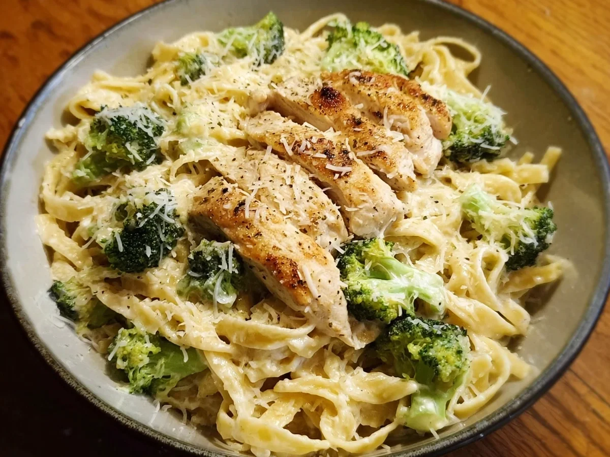 High Protein Skinny Chicken Broccoli Alfredo - Image 2