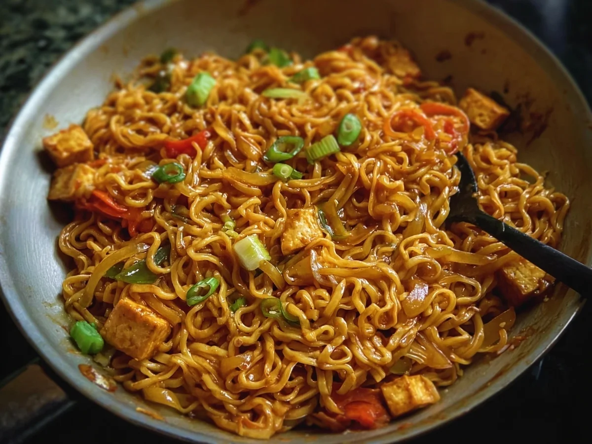 High Protein Vegan Saucy Ramen Noodles - Image 1