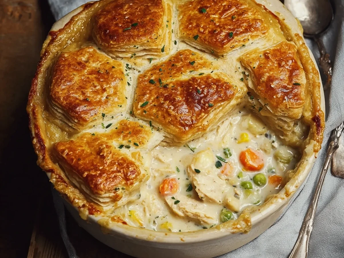 Homestyle Chicken Pot Pie Casserole Bake - Image 2