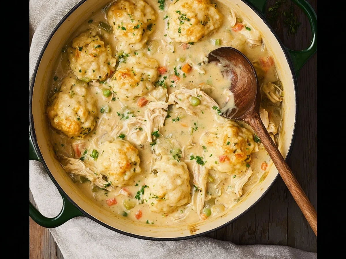Homestyle Dutch Oven Chicken and Dumplings - Image 1