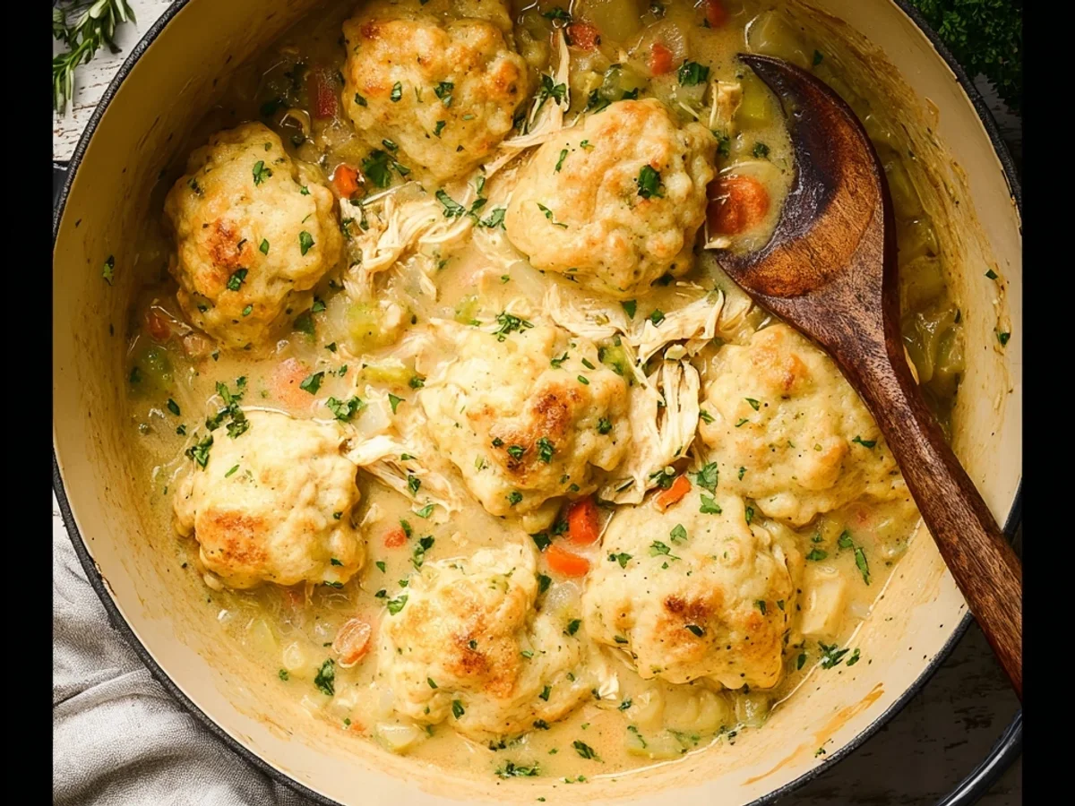 Homestyle Dutch Oven Chicken and Dumplings - Image 2