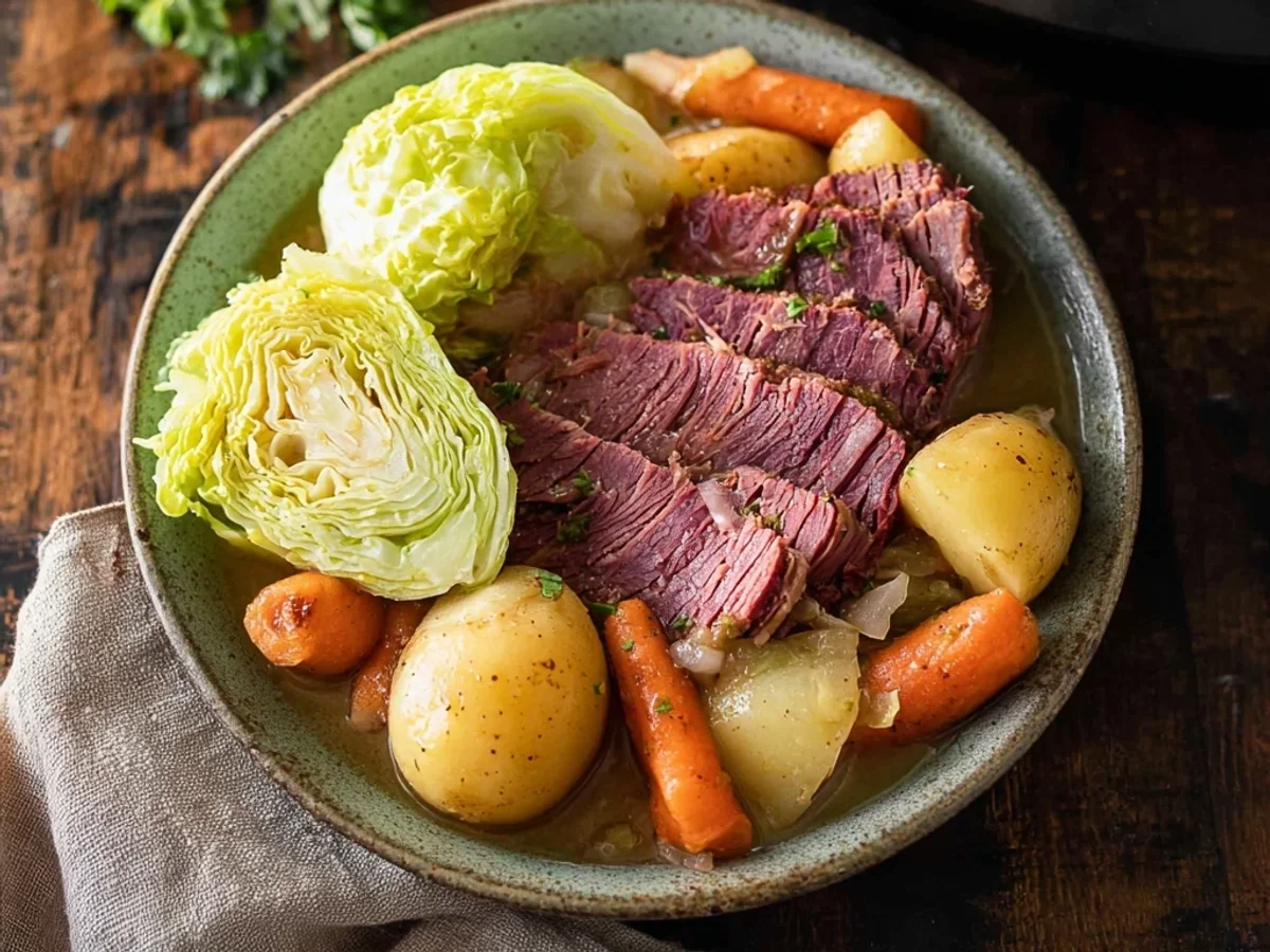 Homestyle Slow Cooker Corned Beef and Cabbage - Image 2