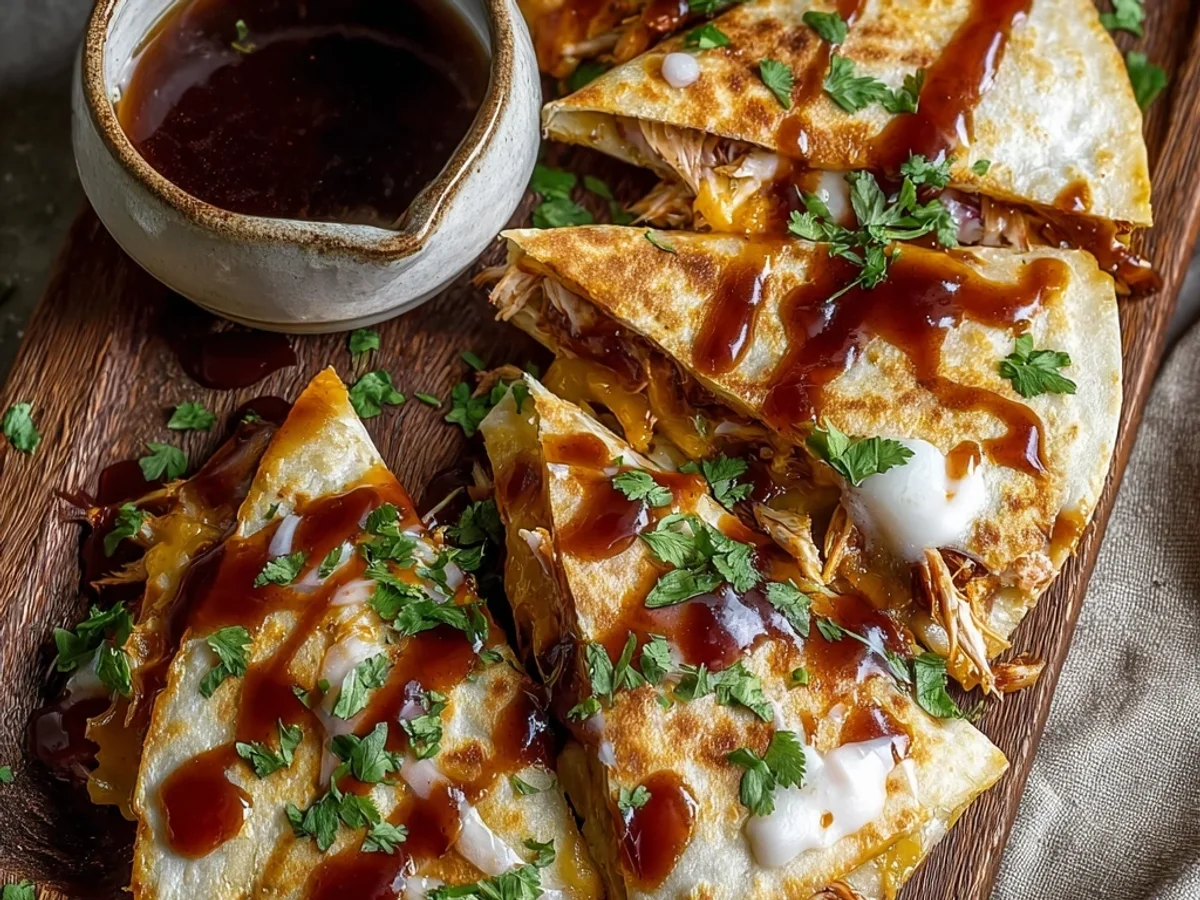 Hot Honey BBQ Chicken Quesadillas Recipe: Sweet & Spicy - Image 1