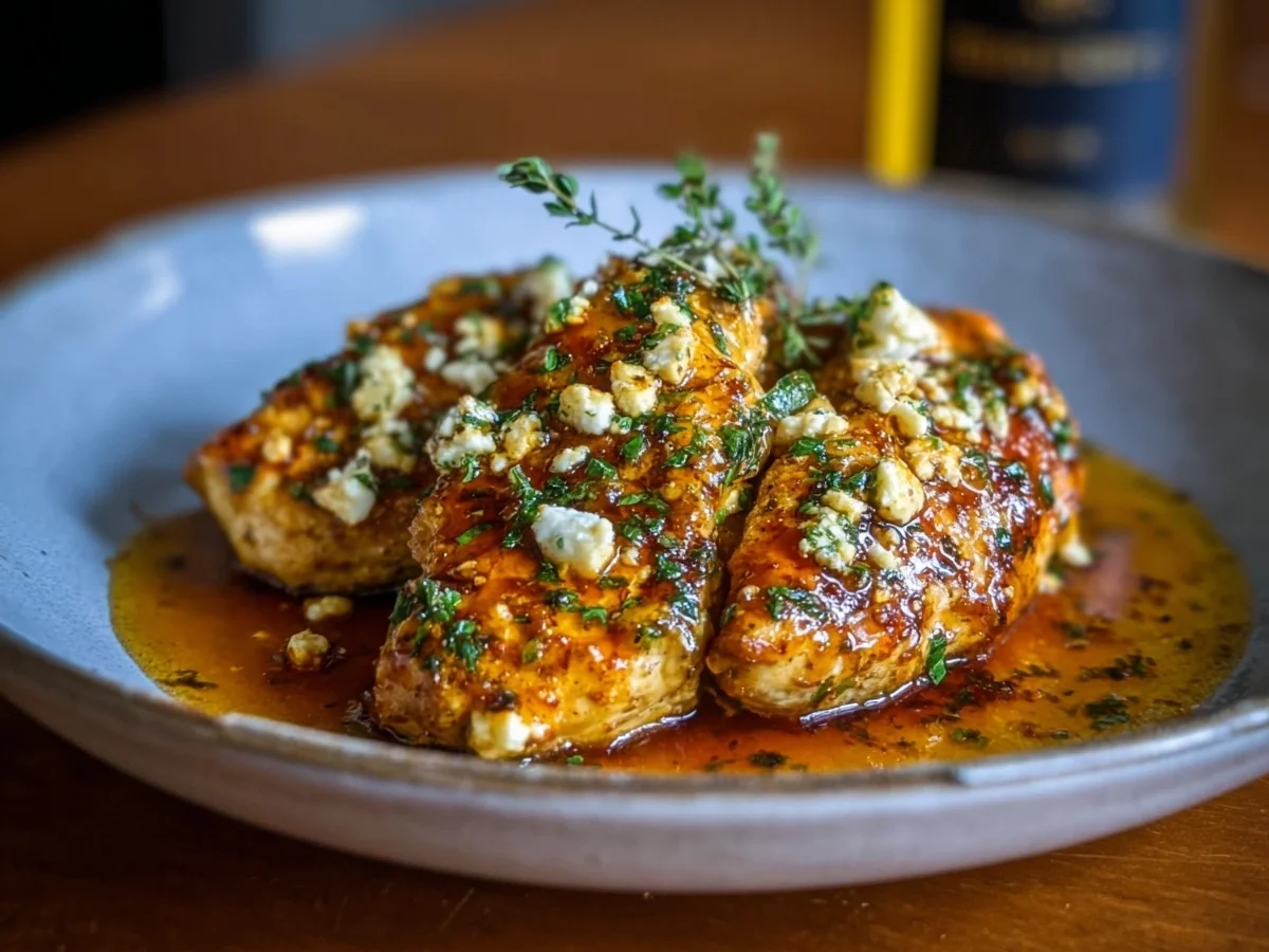 Hot Honey Feta Chicken: Quick, High-Protein Dinner - Image 1