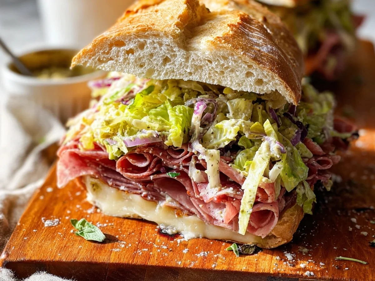 Italian Grinder Salad Sandwich: TikTok's Viral Twist - Image 1