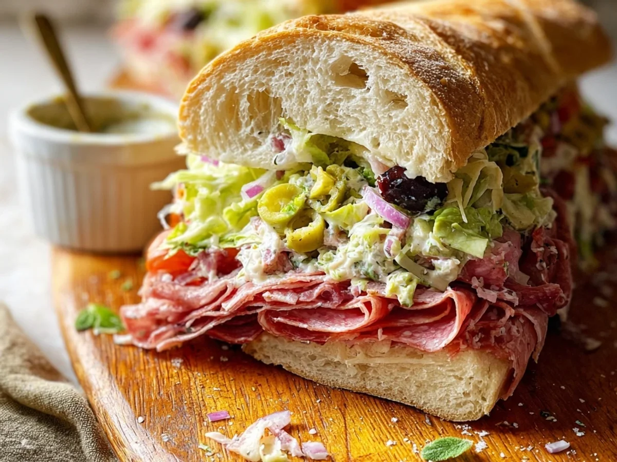 Italian Grinder Salad Sandwich: TikTok's Viral Twist - Image 2