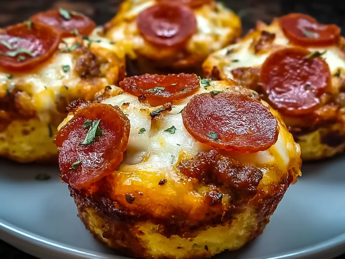 Keto Carnivore Pizza Muffins: Savory Breakfast & Snack - Image 1