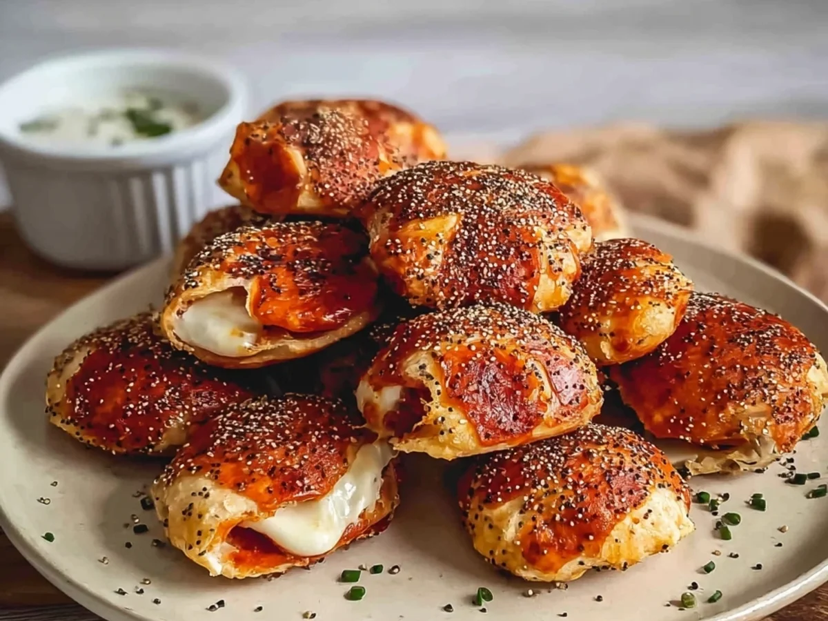 Keto Creamy Crunch Pockets: Savory Bites Recipe - Image 1