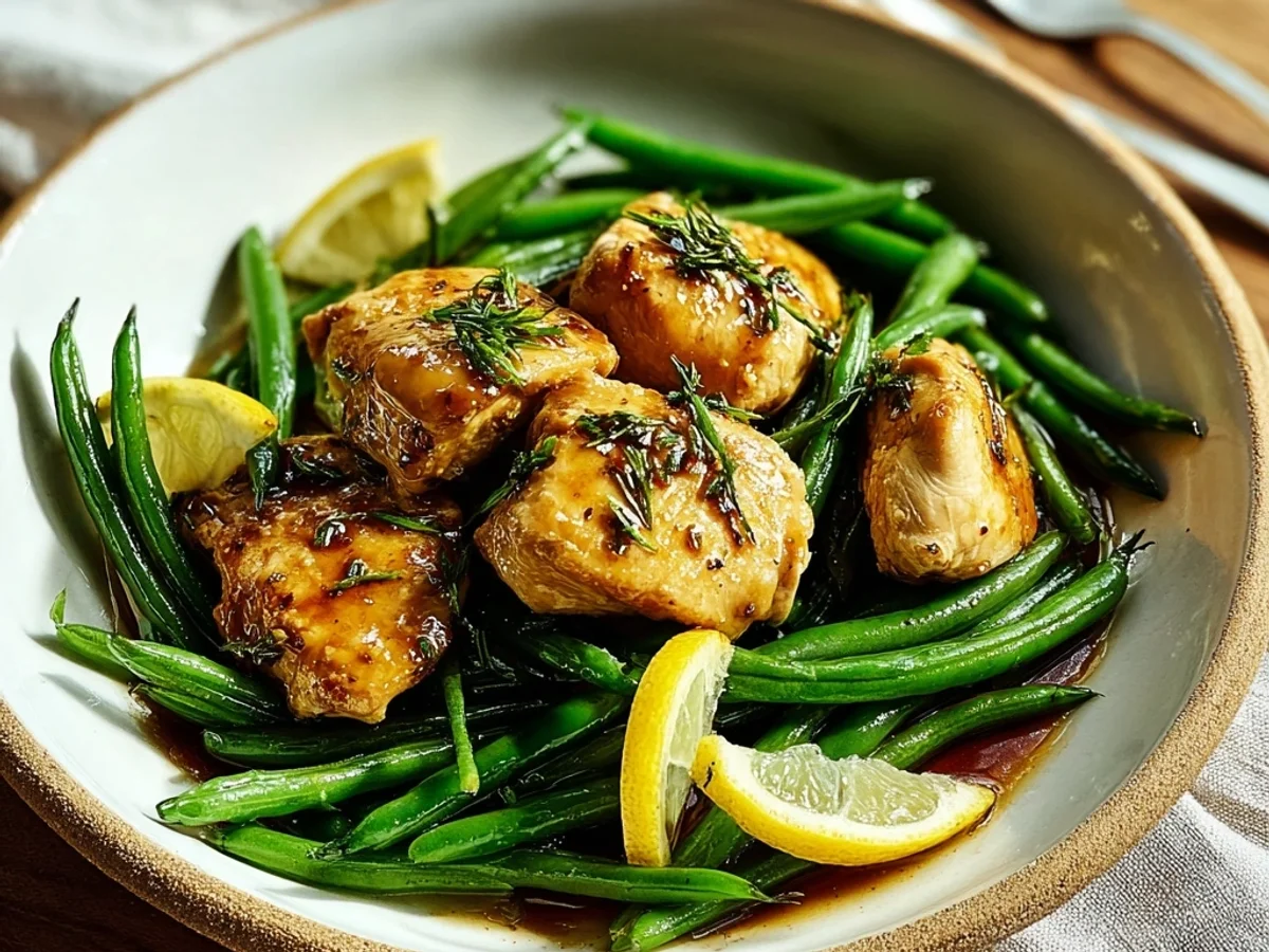 Lemon Garlic Chicken with Green Beans: Your Simple Meal - Image 1