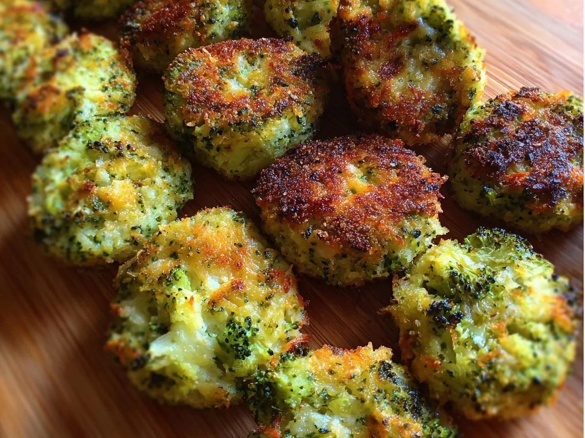 Low-Carb Crispy Broccoli Cheese Rounds - Easy Keto Snack - Image 2