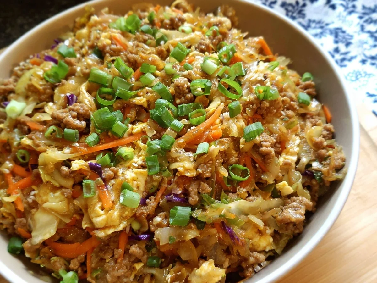 Low Carb Egg Roll in a Bowl: Easy One-Pan Meal - Image 2