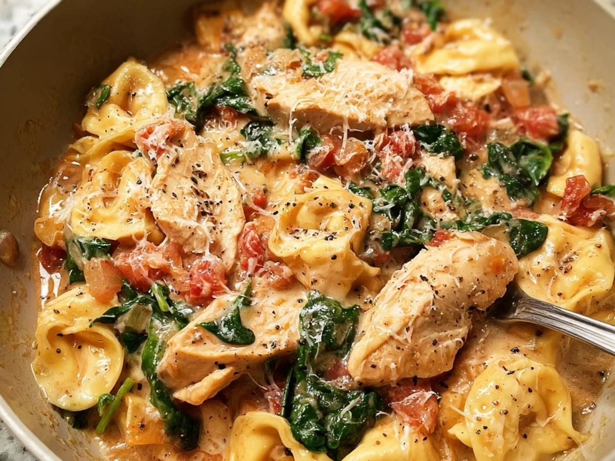 One Pan Tortellini with Chicken: Easy Weeknight Meal - Image 2