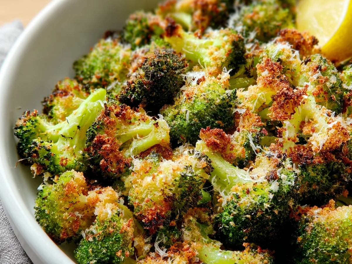 Parmesan Crusted Broccoli: Crispy Roasted Florets - Image 1