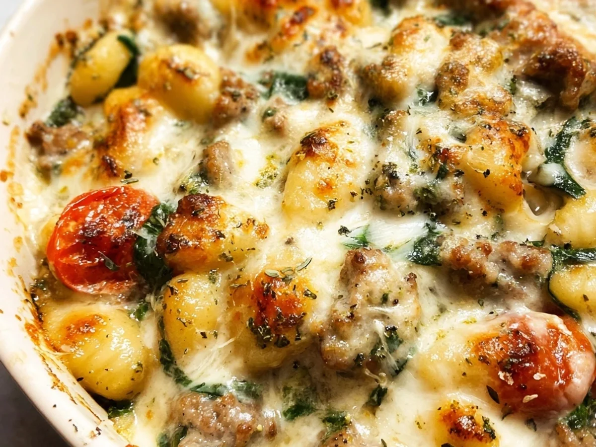 Pesto Turkey Sausage Gnocchi Bake - Image 2