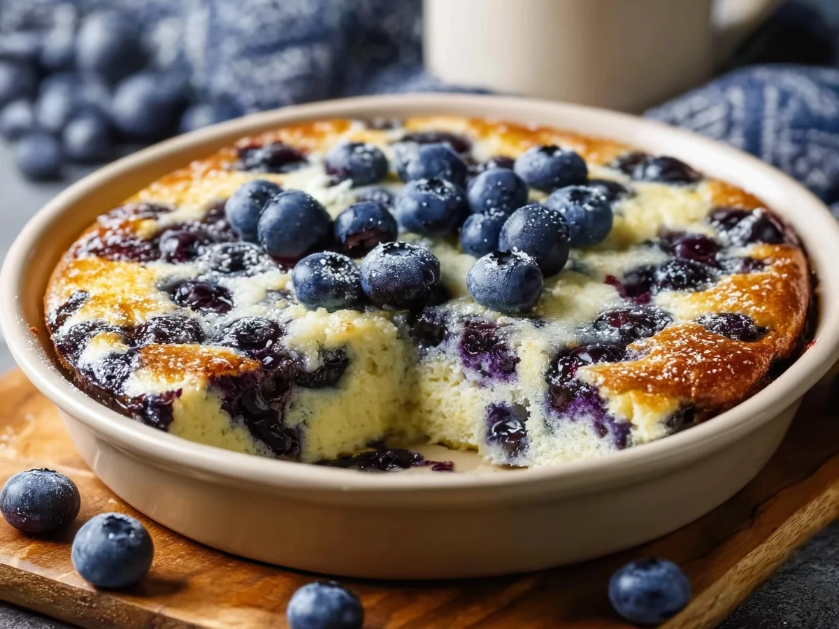Protein Blueberry Cottage Cheese Bake: Creamy & Easy - Image 1