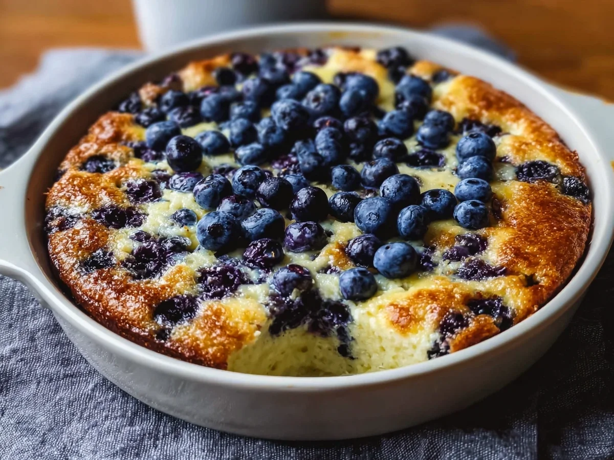 Protein Blueberry Cottage Cheese Bake: Creamy & Easy - Image 2