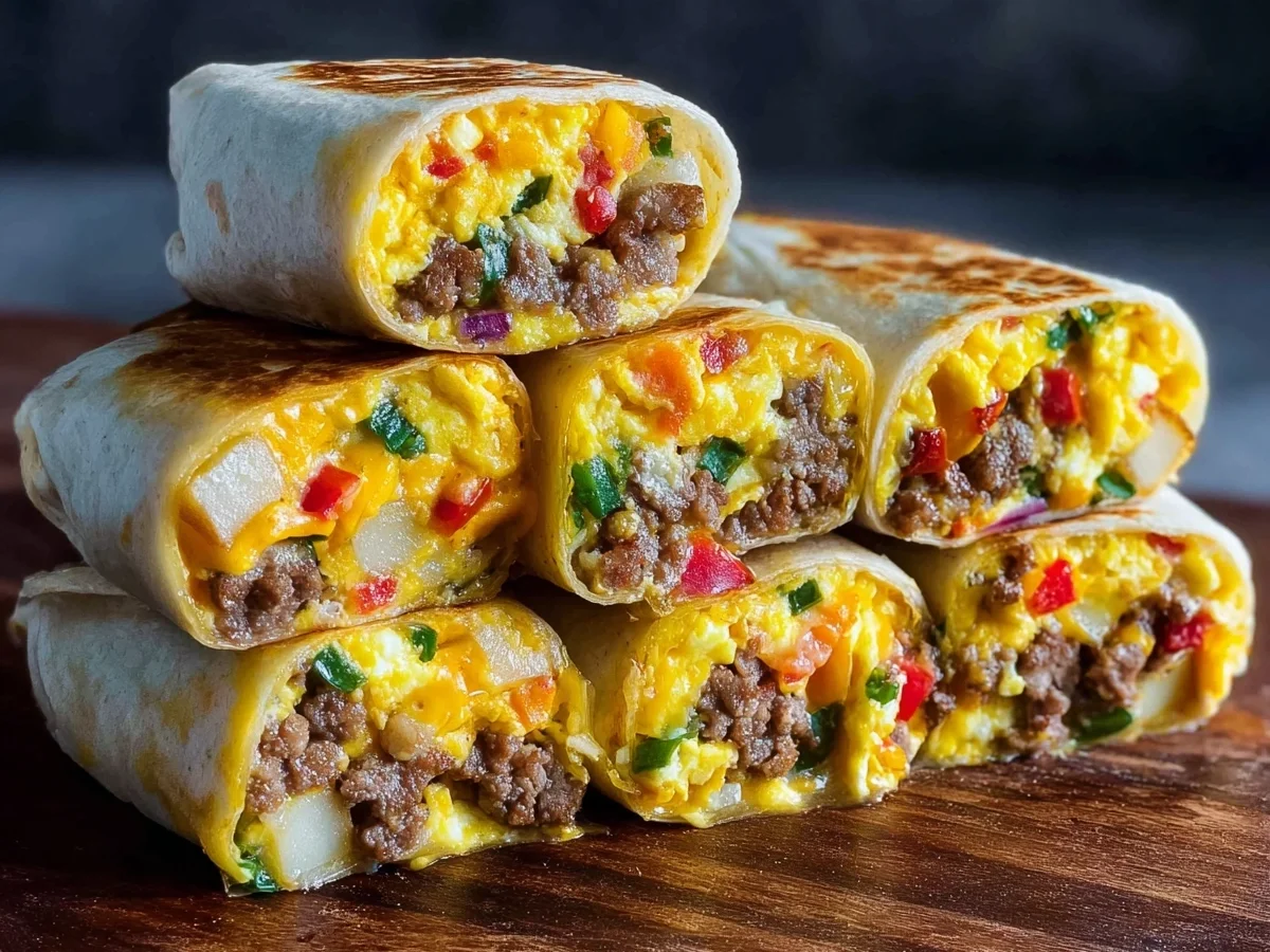 Protein Breakfast Burritos: Freezer-Ready Meal Prep - Image 1