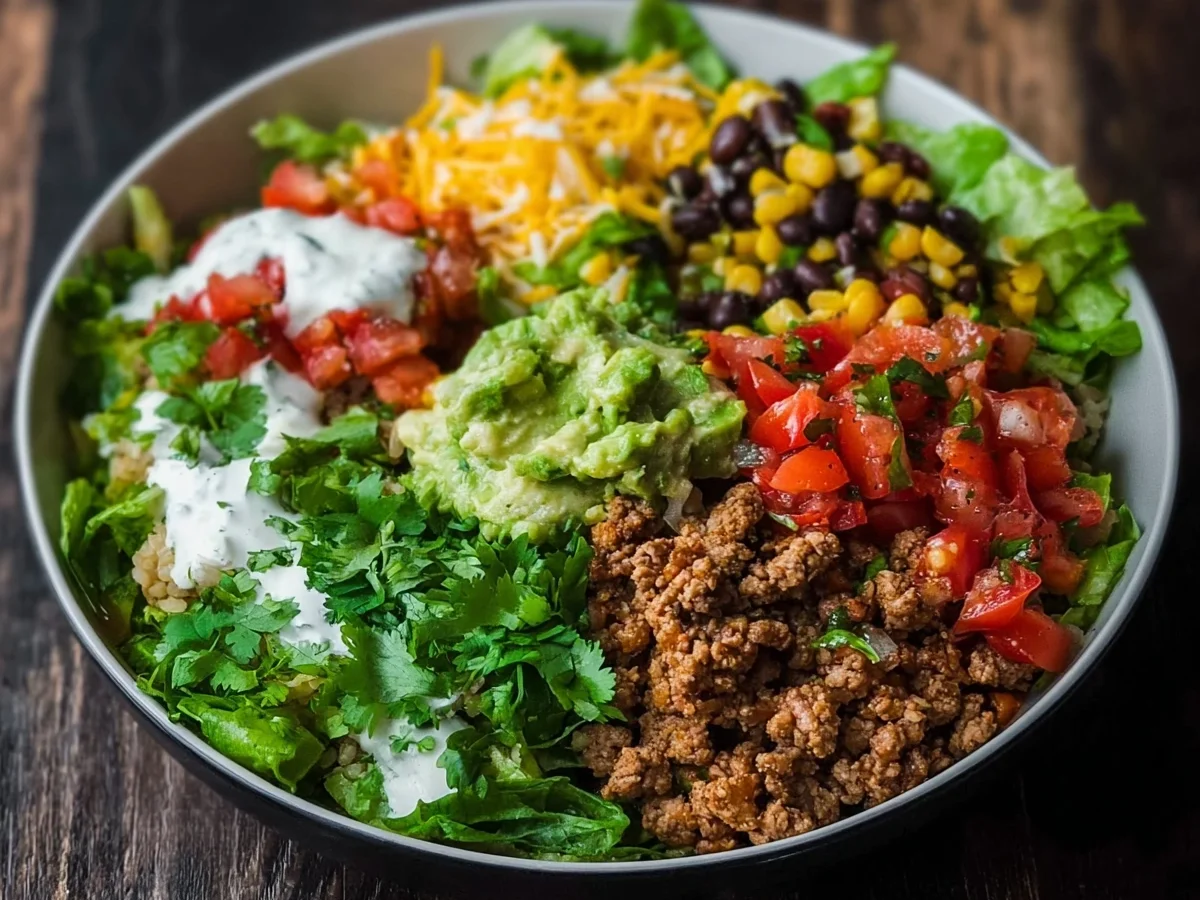 Protein-Packed Low Carb Burrito Bowl for Easy Meal Prep - Image 1
