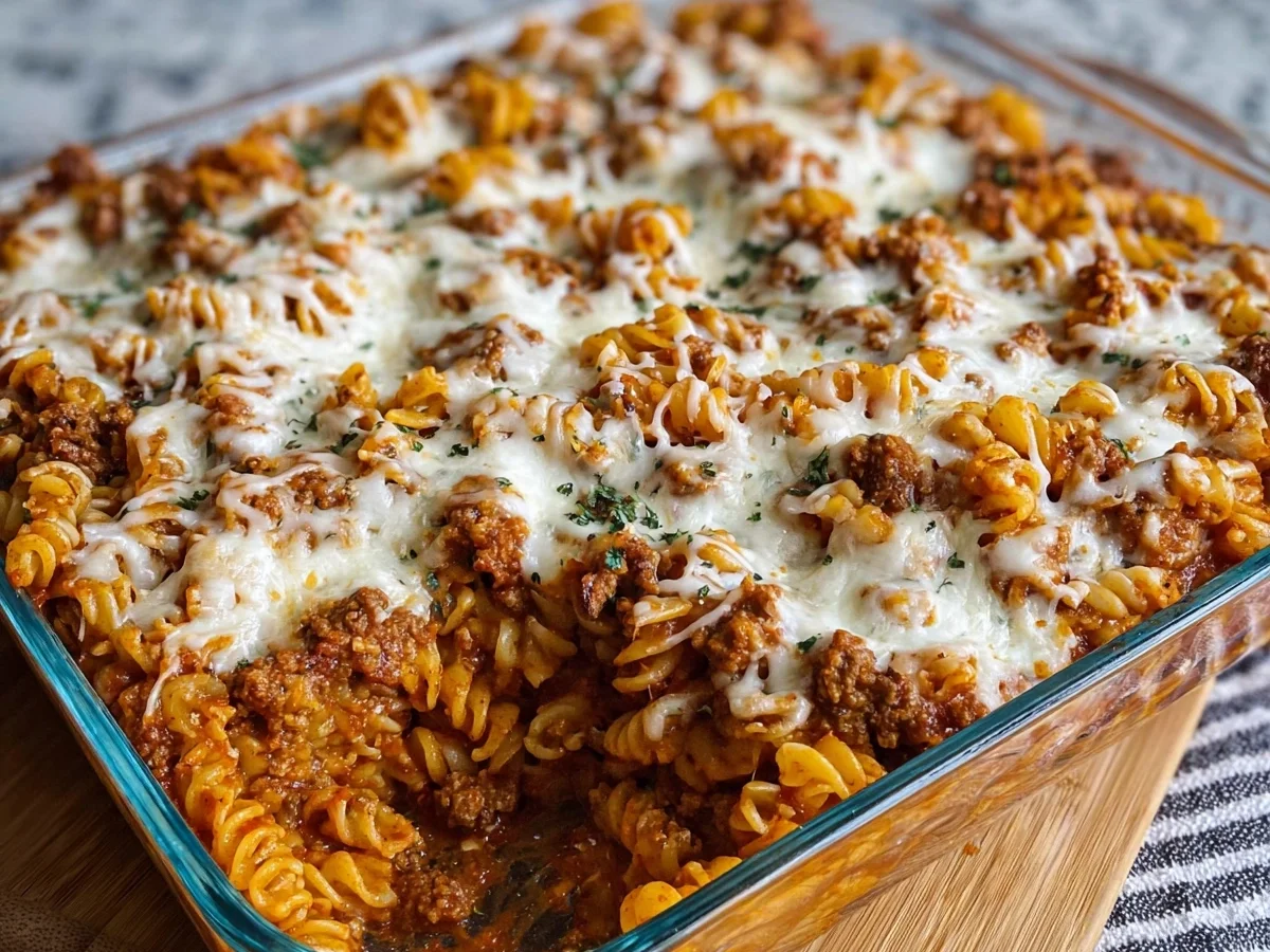 Protein Pasta Bake with Ground Beef & Cottage Cheese - Image 2