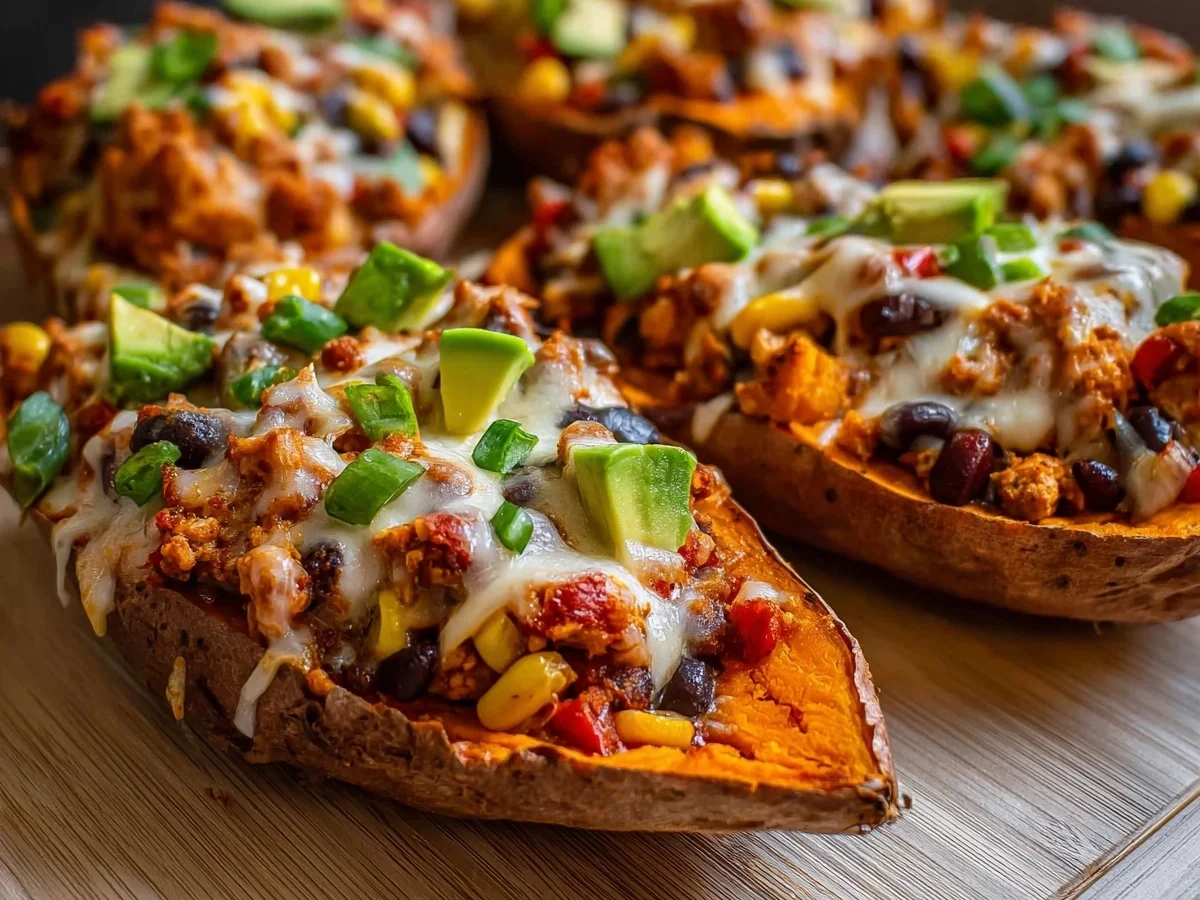 Protein Sweet Potato Boats: Easy & Healthy Dinner - Image 1