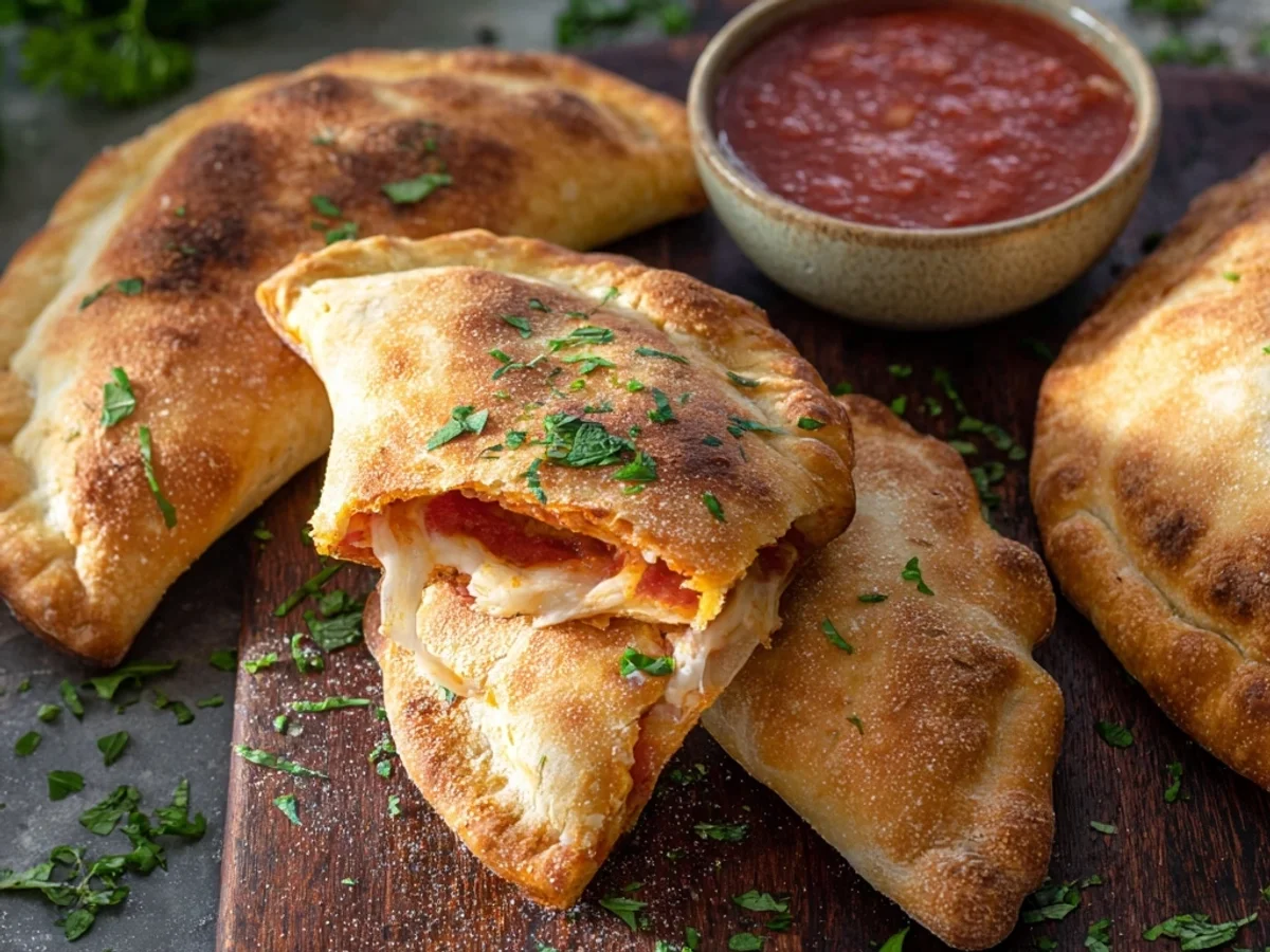 Quick Air Fryer Calzones: Golden Crust, Cheesy Fillings - Image 2