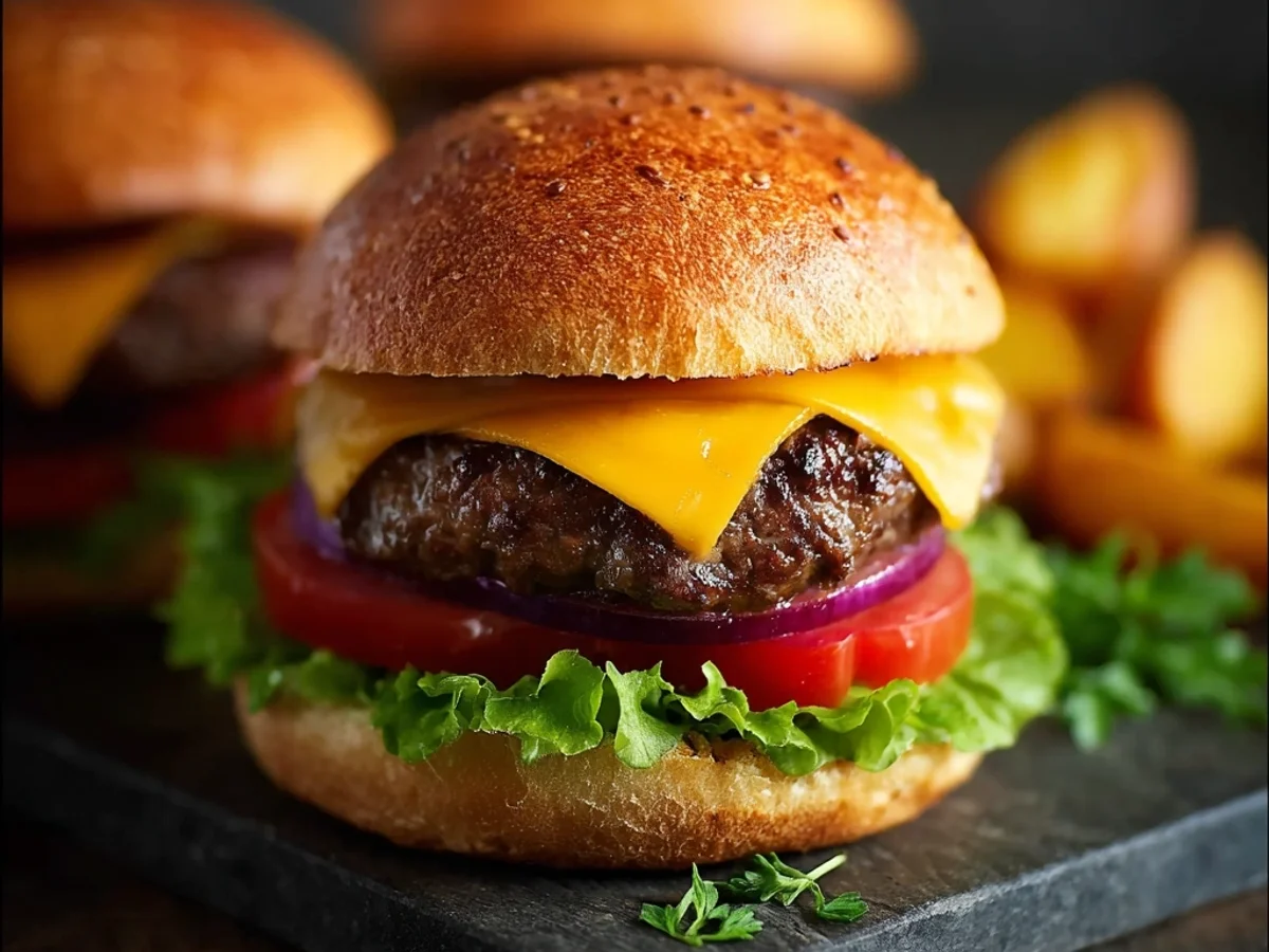 Quick Air Fryer Hamburgers: Juicy & Easy Recipe - Image 2