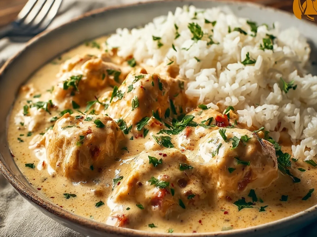 Quick & Easy Creamy Smothered Chicken & Rice for Weeknights - Image 2