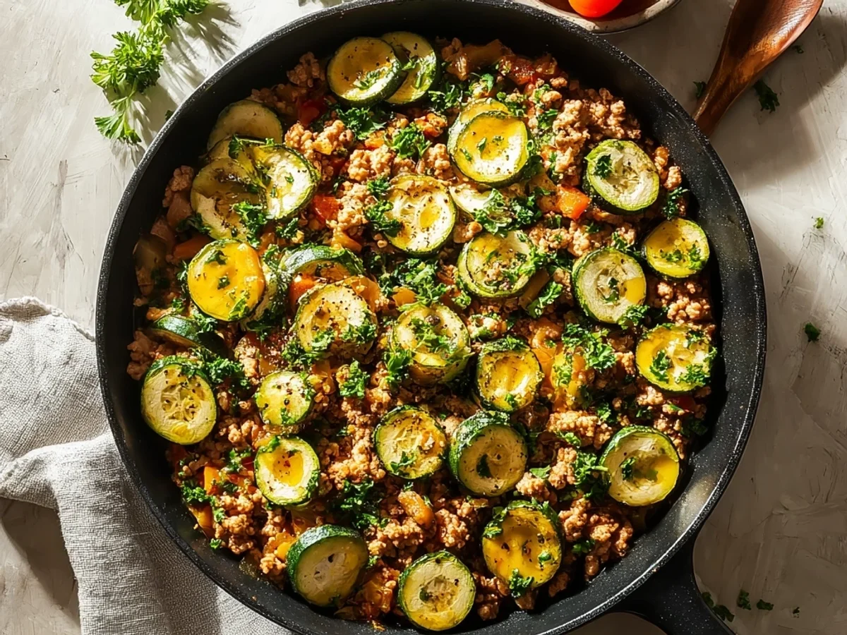 Quick Ground Turkey Zucchini Skillet for Weeknights - Image 2