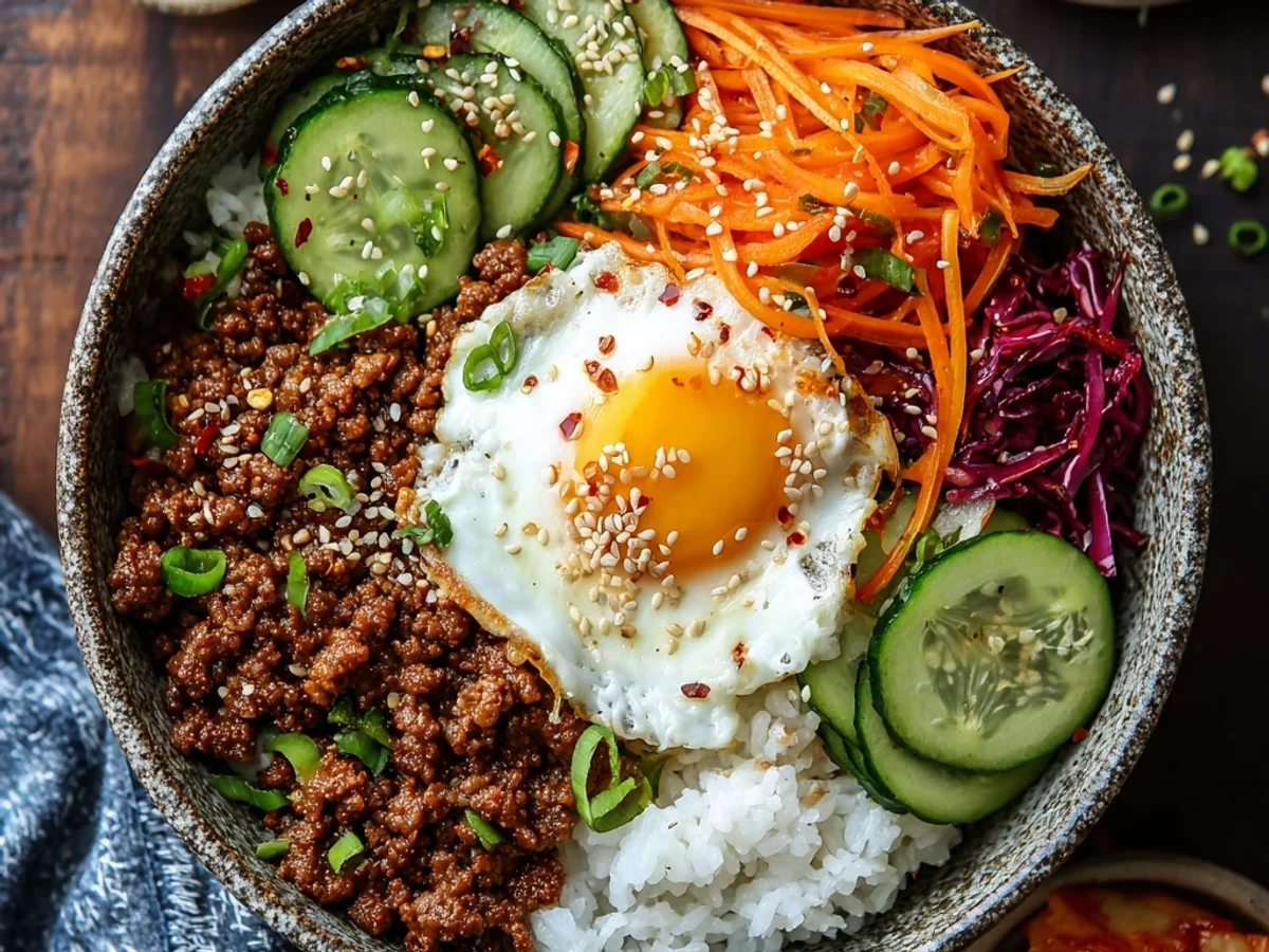 Quick Korean Ground Beef Bowl: Weeknight Flavor - Image 1