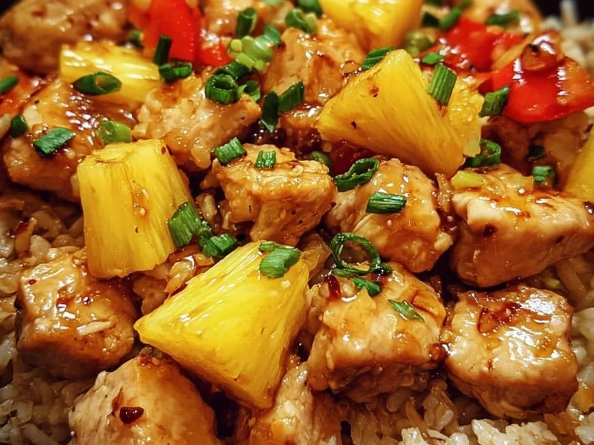 Quick Pineapple Chicken and Rice: Sweet & Savory Dinner - Image 1