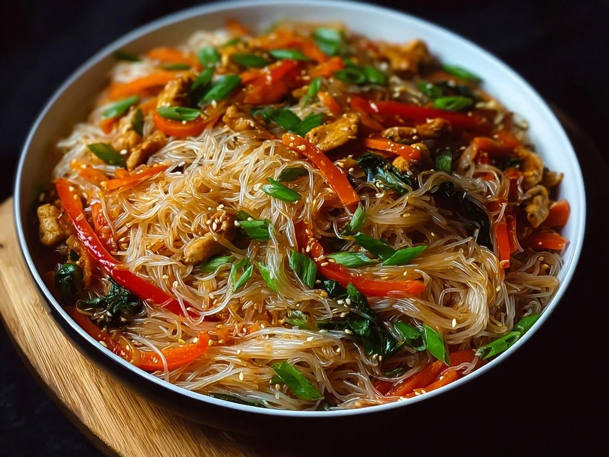 Quick Rice Noodle Stir-Fry with Protein & Veggies - Image 1