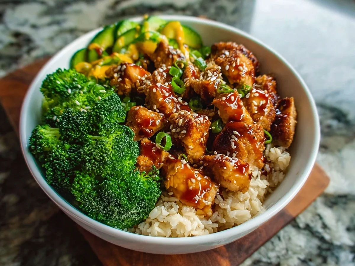 Quick Sticky Chicken Bowls: Flavorful Weeknight Meal - Image 1