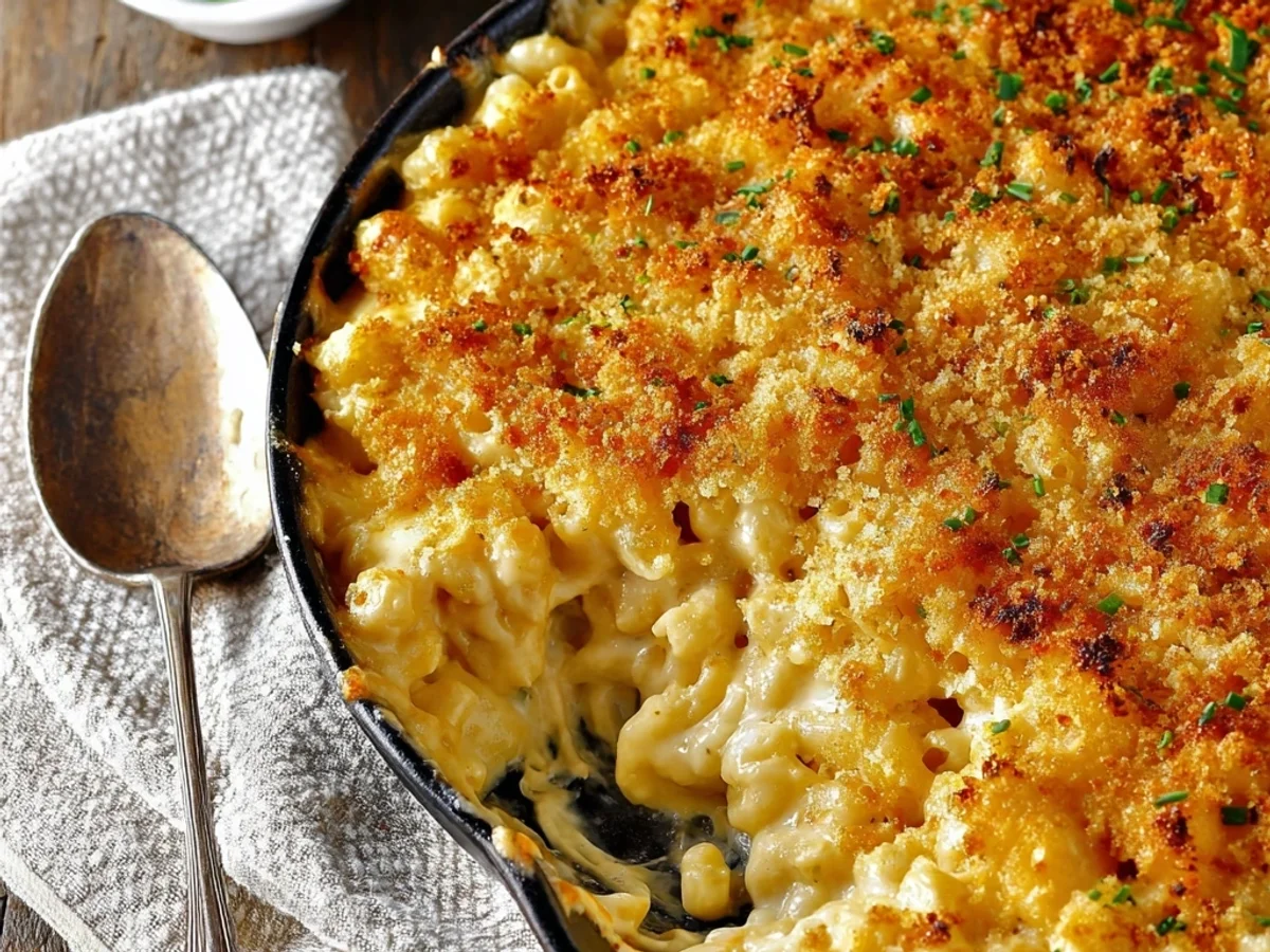 Rich Baked Mac and Cheese: A Simple, Cheesy Casserole - Image 1