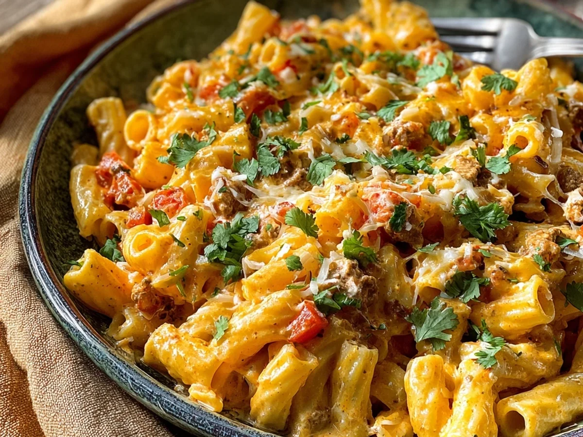 Rotel Pasta Fiesta: Creamy Cheesy Tex-Mex Delight - Image 2