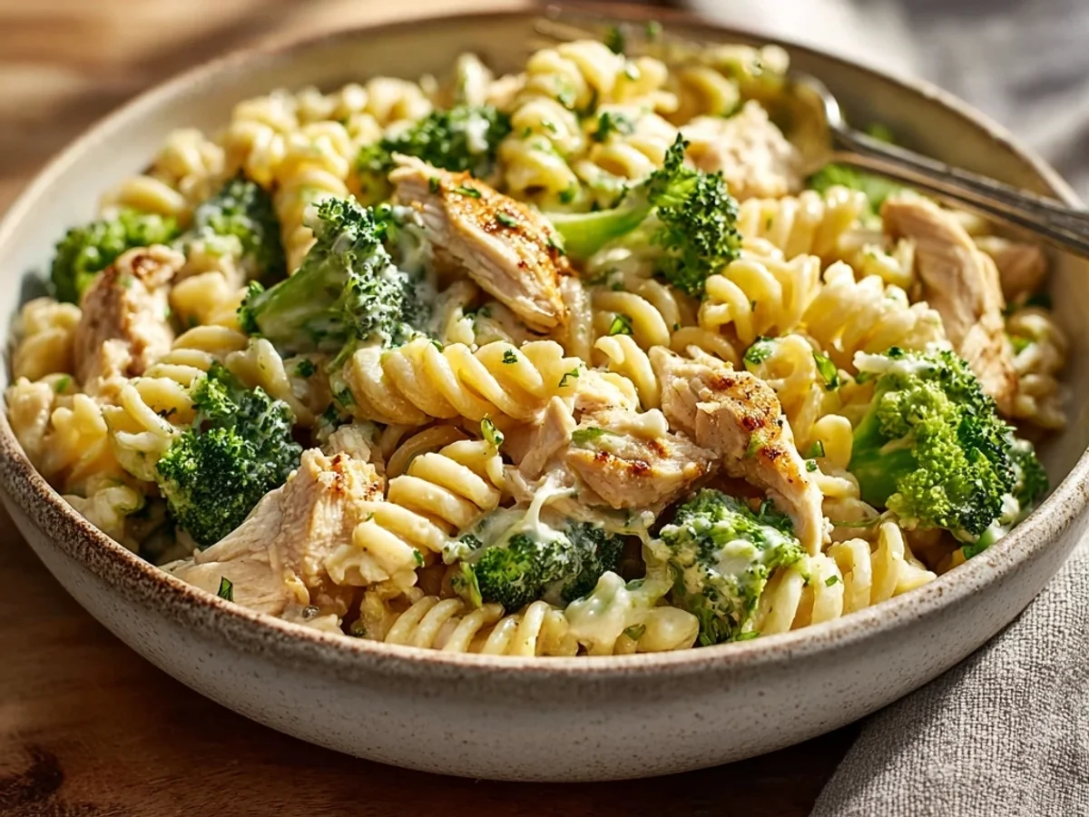 Rotisserie Chicken Broccoli Pasta: Quick & Creamy Dinner - Image 2