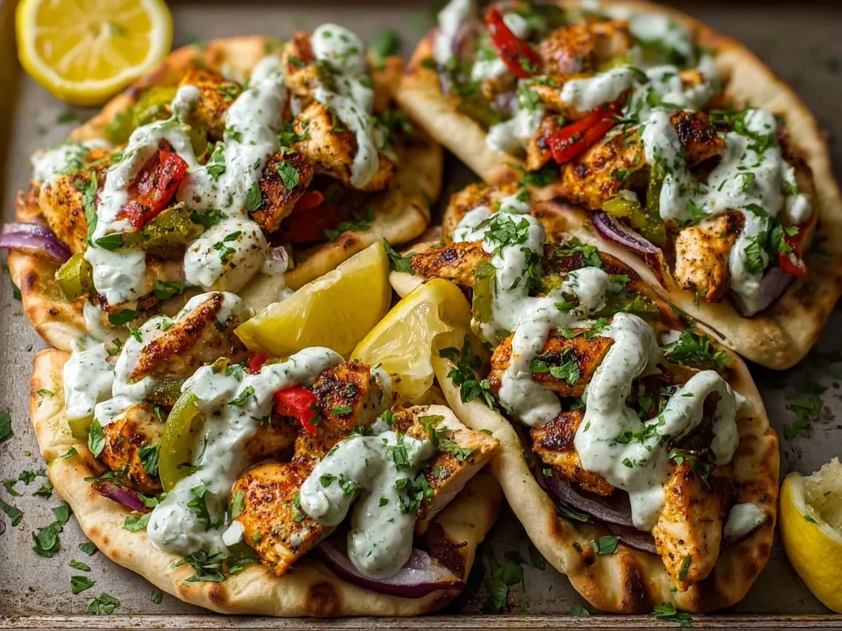 Sheet Pan Chicken Pitas with Herby Ranch Dressing - Image 2