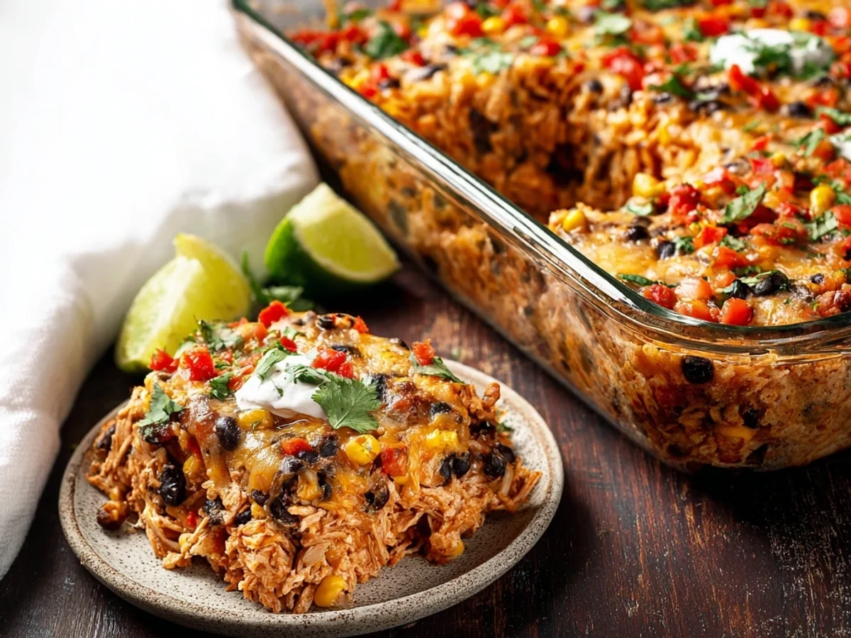 Simple Chicken Burrito Casserole for Quick Dinners - Image 2