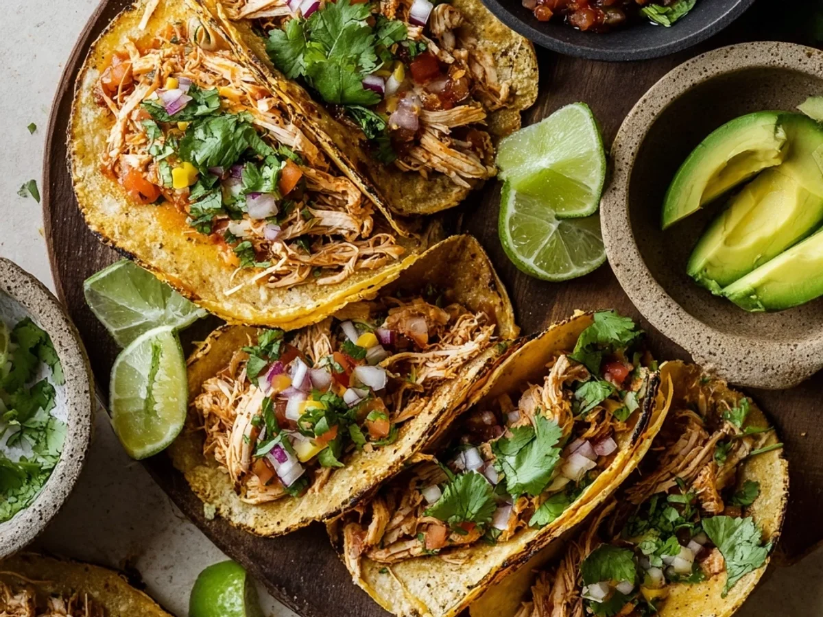 Simple Crockpot Chicken Tacos: Weeknight Flavor Magic - Image 2
