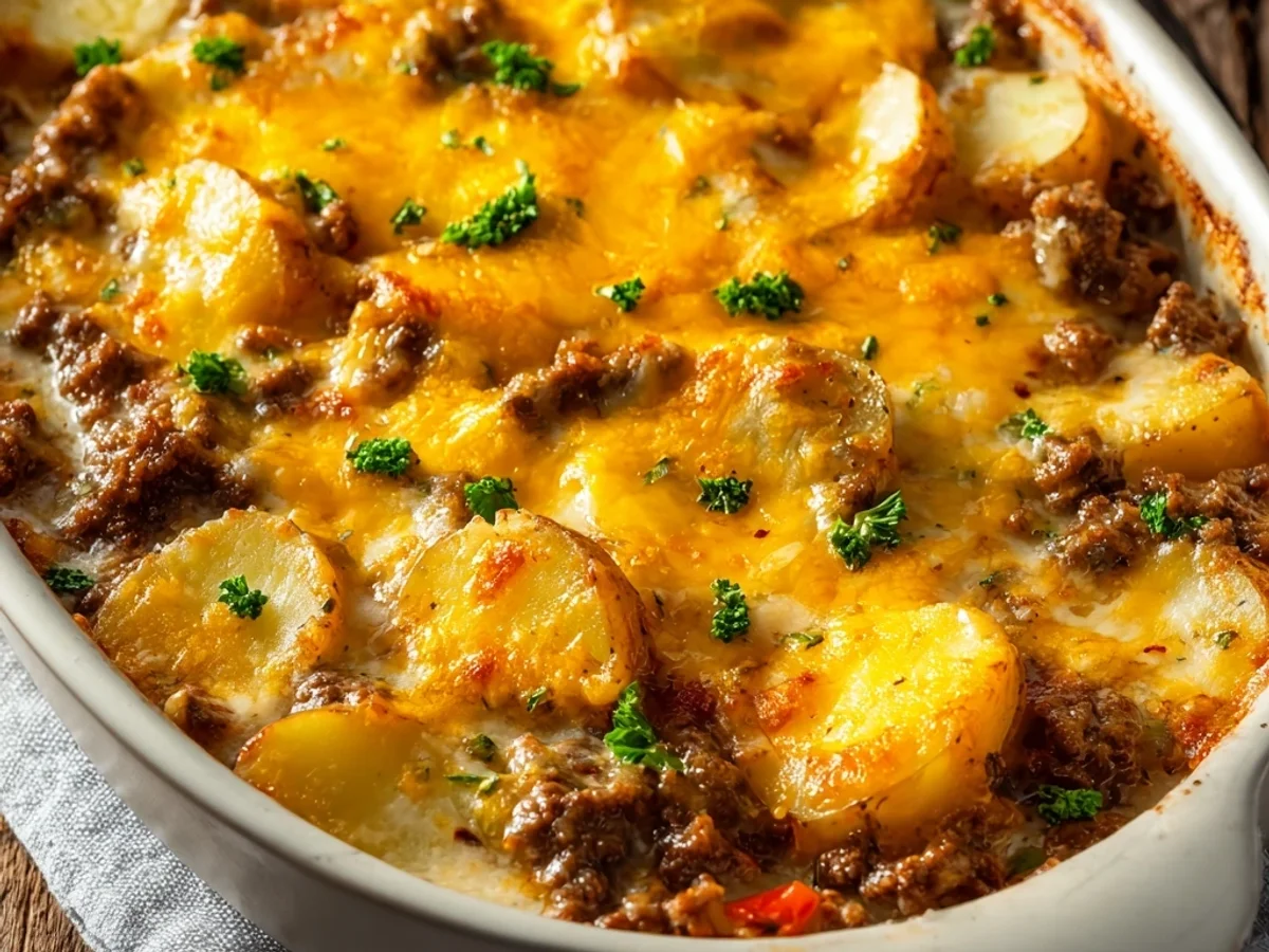 Simple Hobo Casserole with Ground Beef Recipe - Image 1