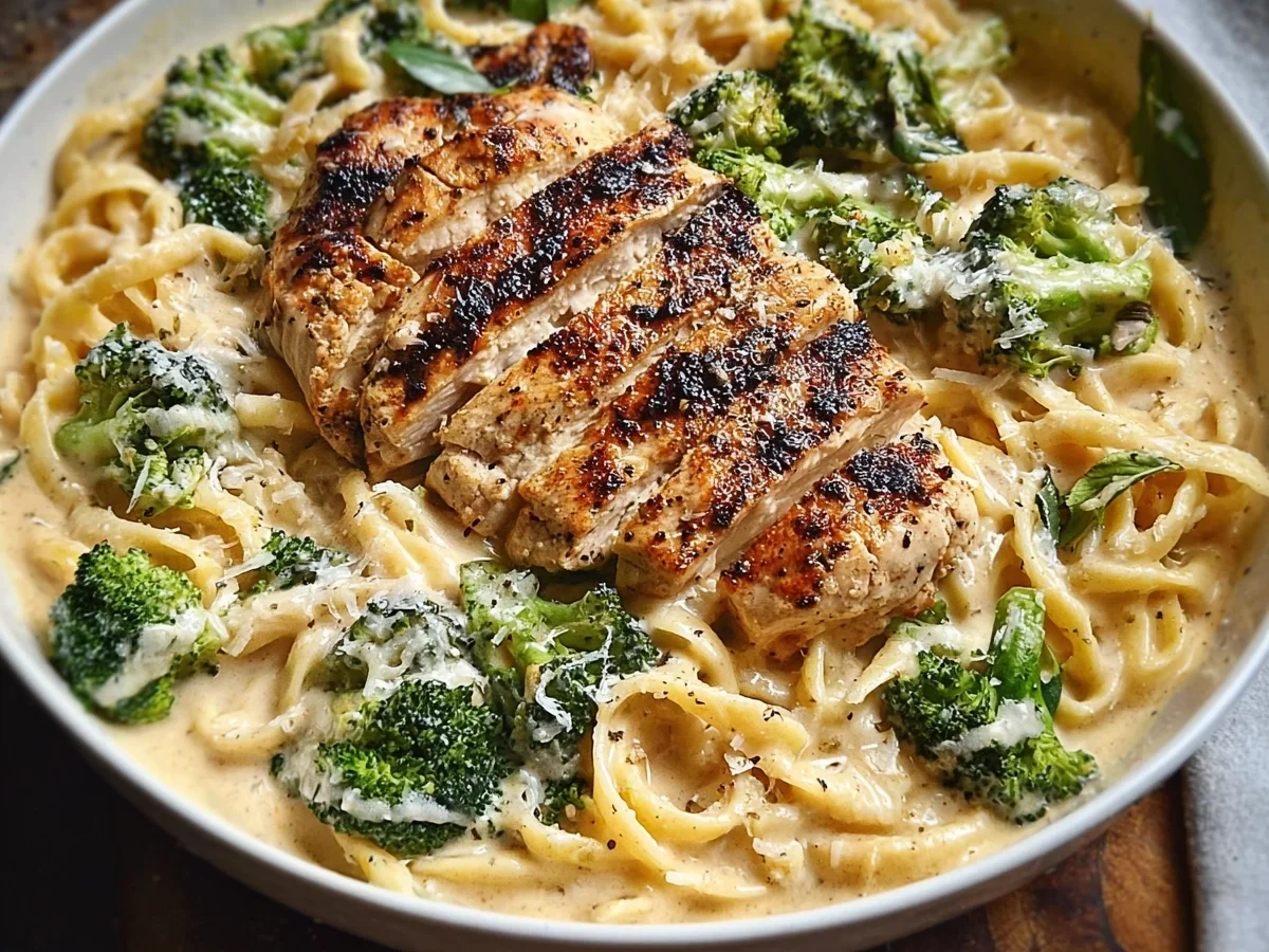 Skinny Chicken Broccoli Alfredo: Healthy & Creamy - Image 2