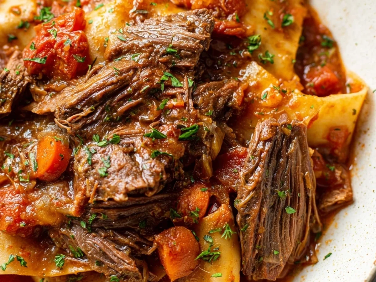 Slow-Cooked Beef Short Rib Ragu Recipe - Image 1