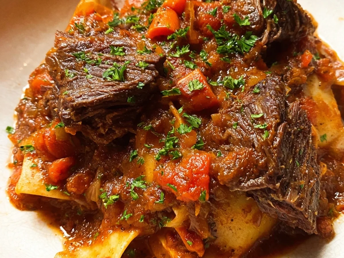 Slow-Cooked Beef Short Rib Ragu Recipe - Image 2