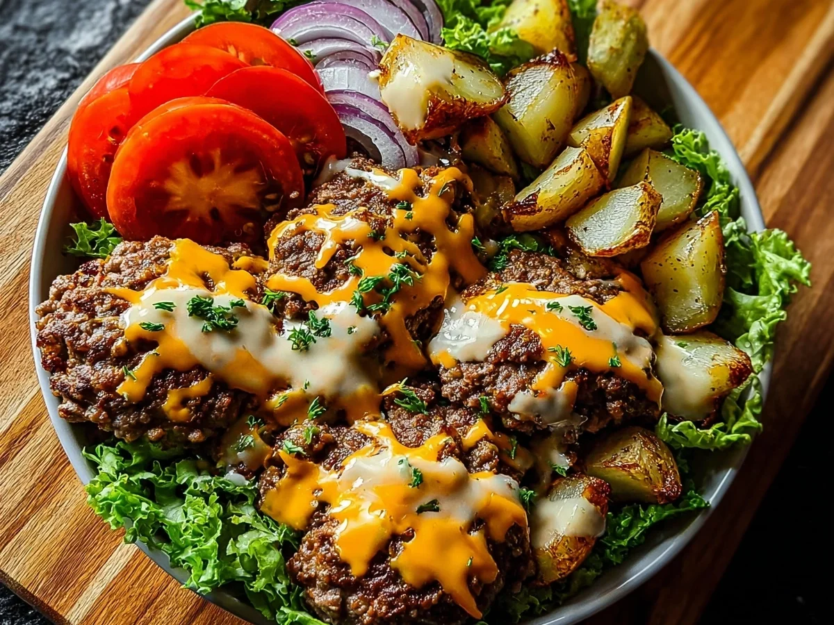 Smash Burger Bowl: Quick Low-Carb Dinner Recipe - Image 2