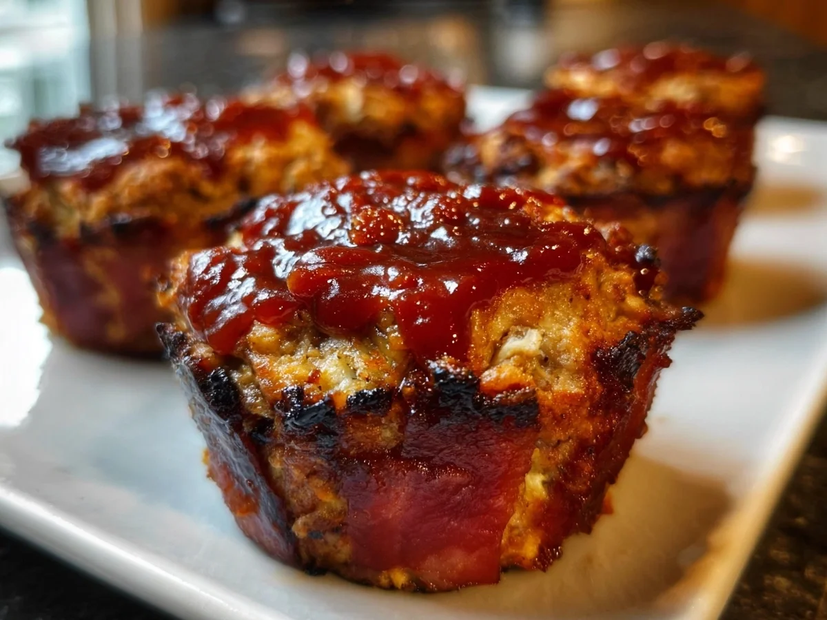 Smoky BBQ Turkey Ham Meatloaf Cupcakes - Image 2
