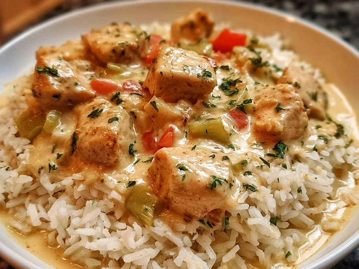 Smothered Chicken & Rice: Easy Comfort Dinner Recipe - Image 1